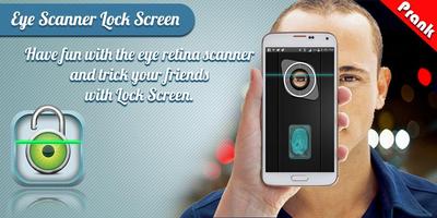 Eye Scan Lock Screen Prank Plakat