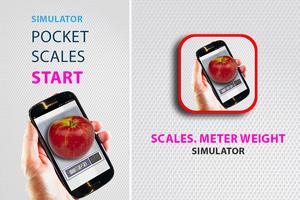 Scales. Meter weight Prank poster