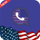 آیکون‌ US Number For Whatsap