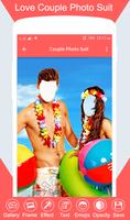 Couple Photo Suit Affiche