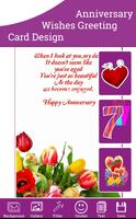 Anniversary Wishes Card Plakat