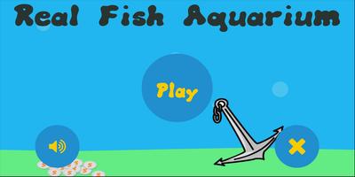 Real Fish Aquarium-Free Affiche