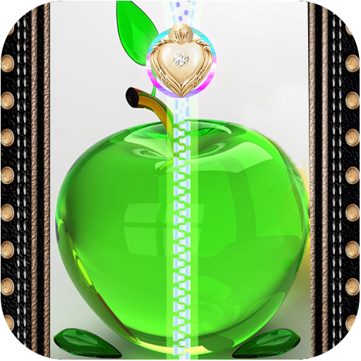 Apple Zipper Screen Lock