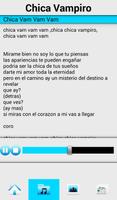 Chica Vampiro Full Songs capture d'écran 3