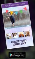 Rain Photo Video Maker capture d'écran 1