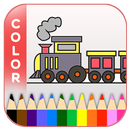 Learn To Draw & Color : Trains APK