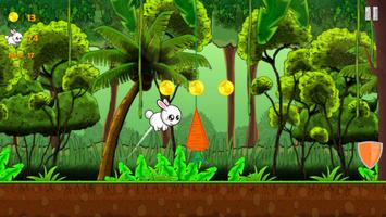 Bunny Adventure Game Free اسکرین شاٹ 2