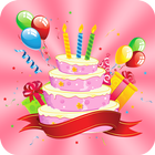 Happy Birthday Card and Songs Offline icône