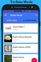 Techno music - tecno music radio stations poster