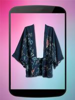 Kimono Dress Photo Editor Affiche