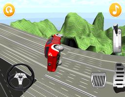 Hill Climb Racing : Red Car imagem de tela 1