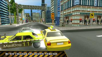 Fun Taxi Drive Simulator 3D screenshot 3