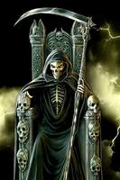 Dark Grim Reaper Wallpaper Affiche