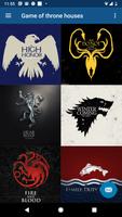 Game of Thrones Houses Plakat