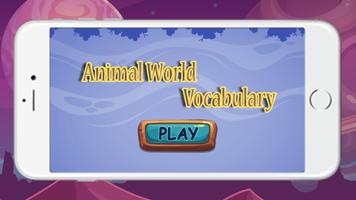 Animals World Vocabulary poster