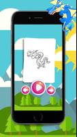 Dragon coloring pages capture d'écran 2