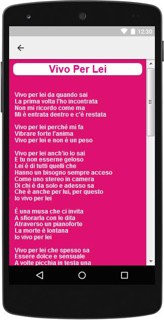 The Best Music & Lyrics Andrea Bocelli APK pour Android Télécharger