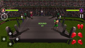 Death Boxing Ring 3D (HD) real punch syot layar 1