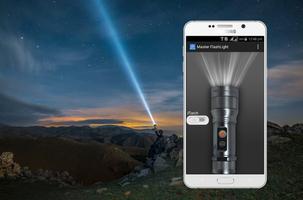 Master Flash Light-LED Torch & Galaxy Flash Light الملصق