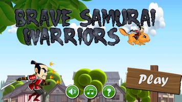 Brave Samurai Warriors Run Affiche