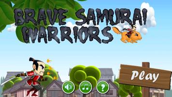 Brave Samurai Warriors Run постер