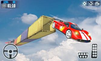 Impossible Car Stunt Game Pro 3D постер