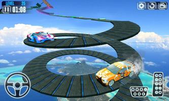 Impossible Car Stunt Game Pro 3D ภาพหน้าจอ 2