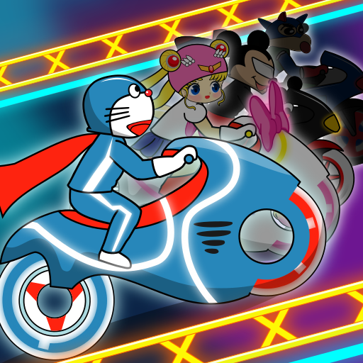 Bike Race: Neon Rider Toon Of Metro Town