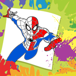 Superhero Infinity Coloring book for kids