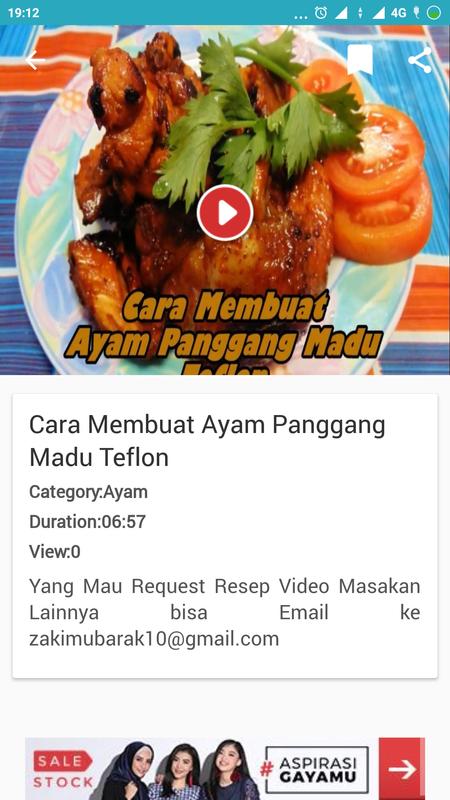 Resep Masakan Indonesia Video Screenshot Resep Masakan Indonesia Video Screenshot