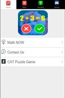 Math and Cat Puzzle Game پوسٹر