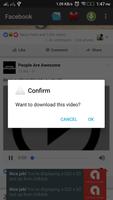 Video Downloader for FB اسکرین شاٹ 1