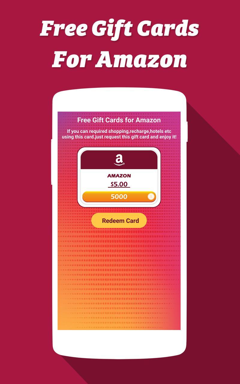 Free Gift Cards For Amazon - Gift Card Generator pour Android - Téléchargez  l'APK