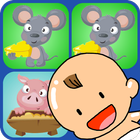 Kid's Match Picture Cards Game-icoon