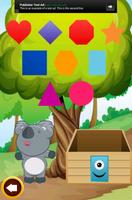 Toddler Learns Shapes Game Affiche
