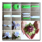 tutoriel sur les fleurs en papier icône