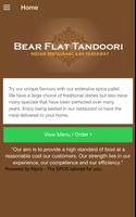 Bear Flat Tandoori plakat