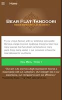 Bear Flat Tandoori Affiche
