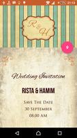 Poster Rista & Hamim Wedding