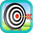 Bow and Arrow archery of tiny shooting target game ikon