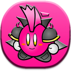 super kirby run in pink planet icon