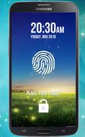 Fingerprint lock screen prank Affiche