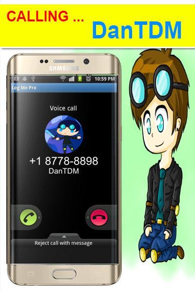 Call From Dantdm Prank For Android Apk Download - dantdm messaged me prank roblox