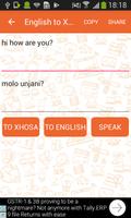 برنامه‌نما English to Xhosa and Xhosa to  عکس از صفحه