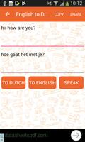 English to Dutch and Dutch to English Translator imagem de tela 3