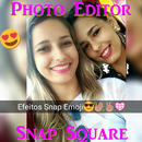 ❤ Desfocar Fundo Carinhas Efeitos Snap InstaSquare APK