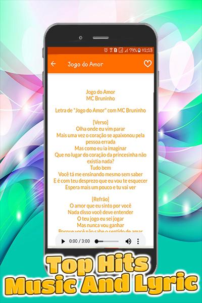 MC Bruninho - Jogo Do Amor Musicas 2018 for Android - APK Download