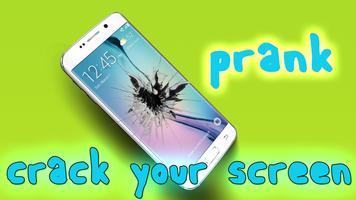 crack edge s9 screen الملصق