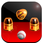 Guess where the baseball أيقونة