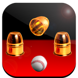 Guess where the baseball أيقونة